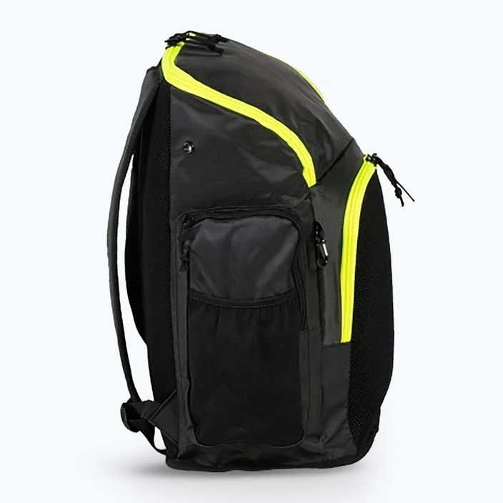 Arena Spiky III backpack 45 l dark smoke/neon yellow 8