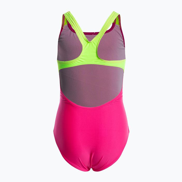 Children's one-piece swimsuit arena Swim Pro Back Logo pink 005539/760 2