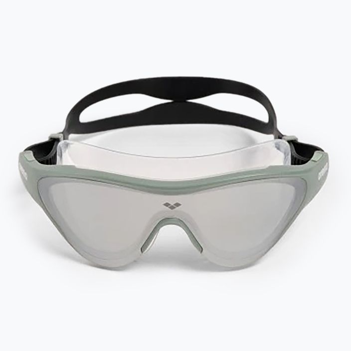Arena The One Mask Mirror silver/jade/black swimming mask 7