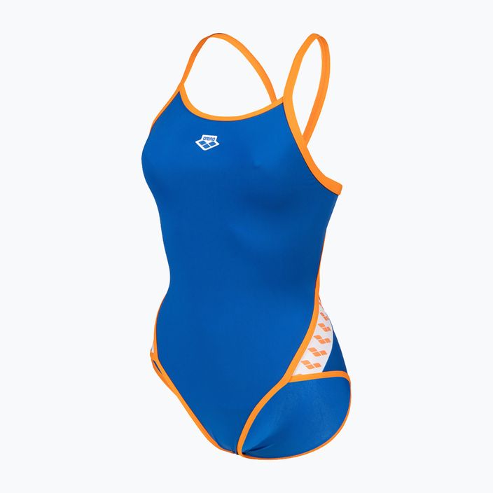 Women's arena Icons Super Fly Back Solid blue/orange one-piece swimsuit 005036/751 2