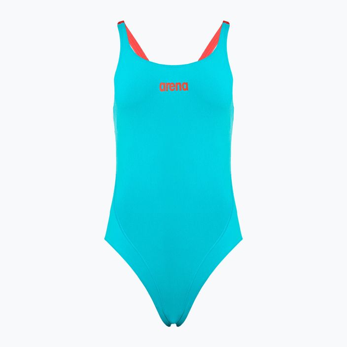 Women's one-piece swimsuit arena Team Swim Tech Solid blue 004763/840