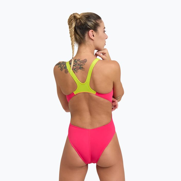Women's one-piece swimsuit arena Team Swim Tech Solid red 004763/960 5