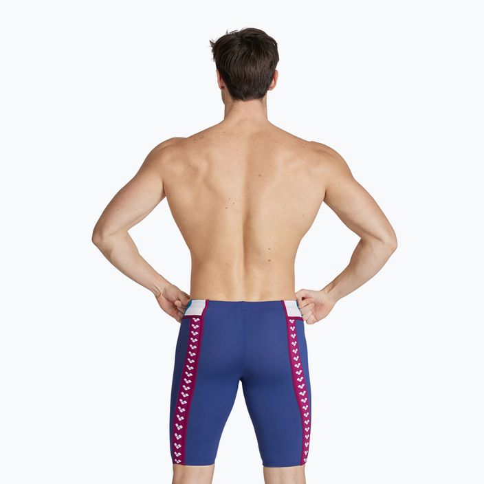 Men's arena Icons Swim Panel Jammer navy/blue cosmo/white/red fandango 4