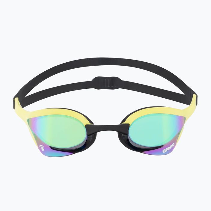 Arena swim goggles Cobra Ultra Swipe Mirror emerald/cyber lime 2