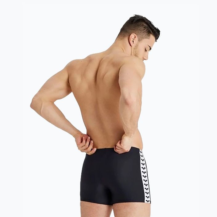 Arena Icons Swim Short Solid black/white swim boxers 6