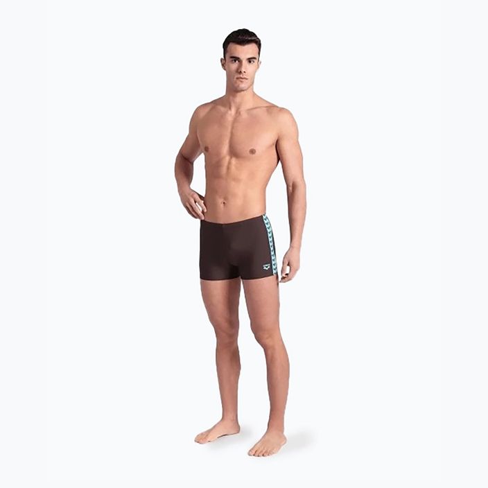 Arena Icons Swim Short Solid sepia/water boxer shorts 5