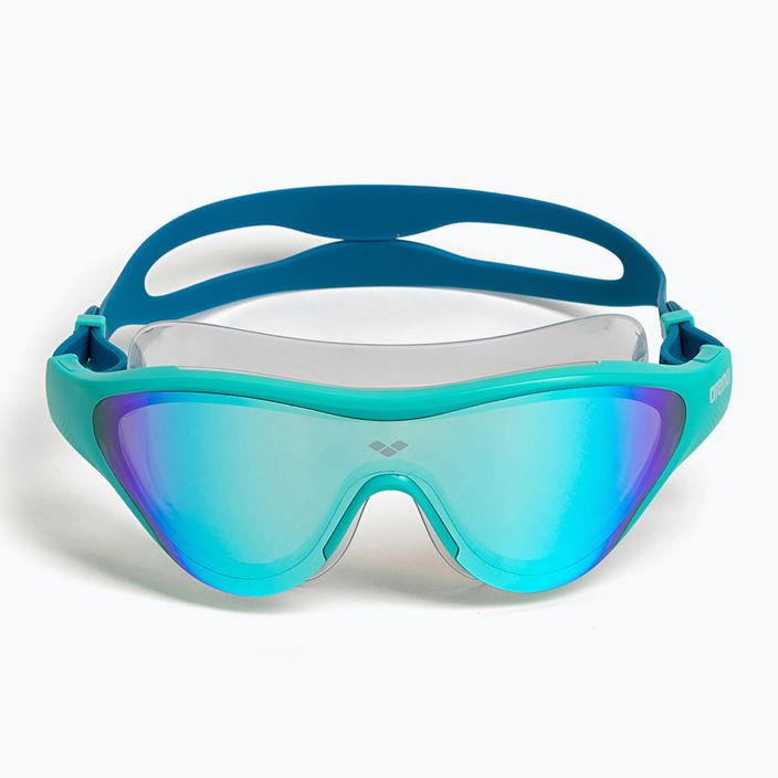 Arena The One Mirror blue/water/blue cosmo swim mask 2