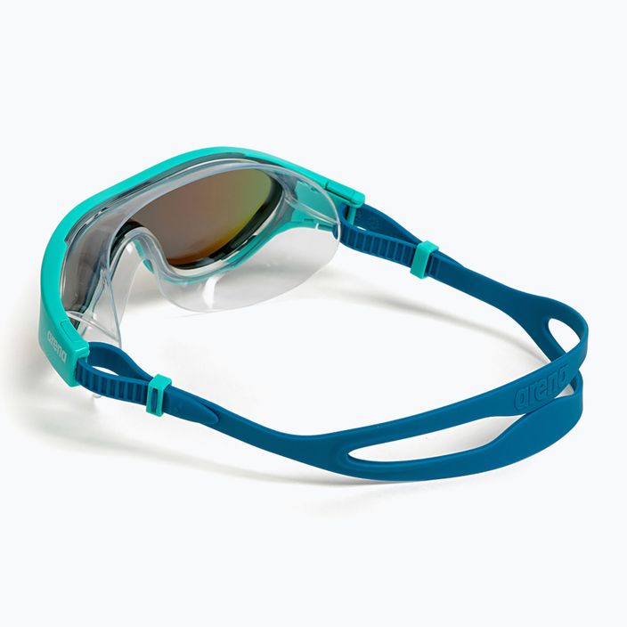 Arena The One Mirror blue/water/blue cosmo swim mask 4