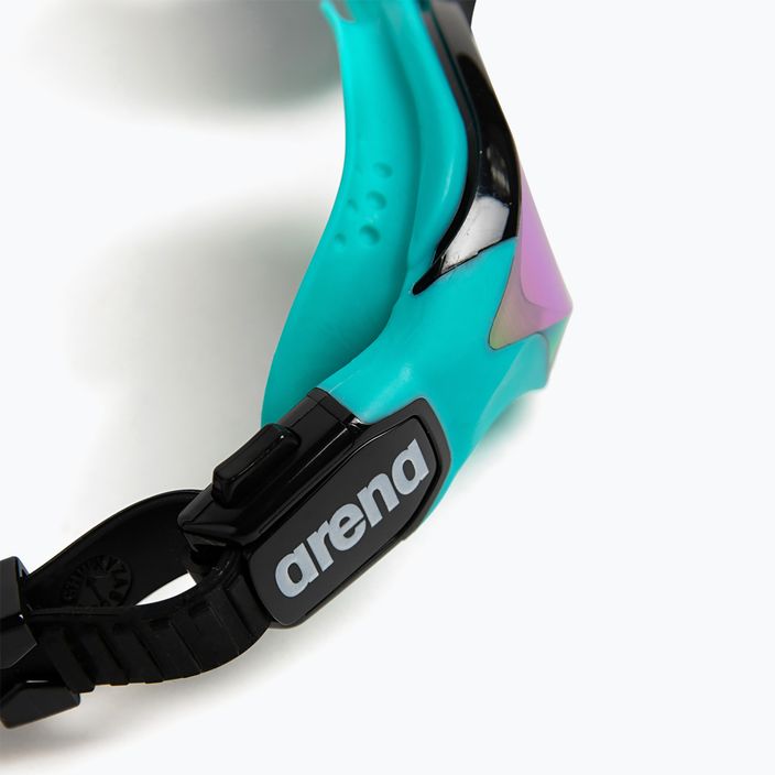 Arena swimming goggles Cobra Tri Swipe Mirror emerald/peacock 7