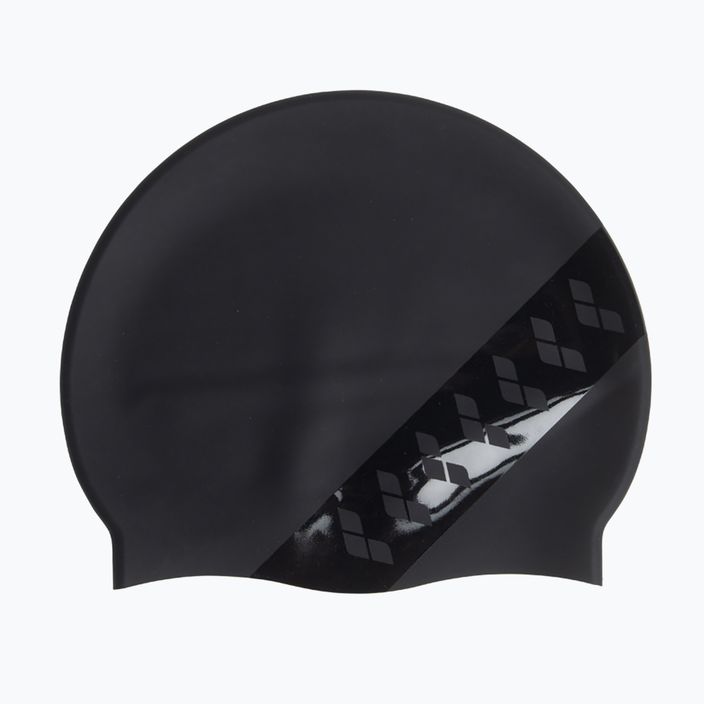 Swim cap arena Icons Team Stripe arena stripe / black / black 2