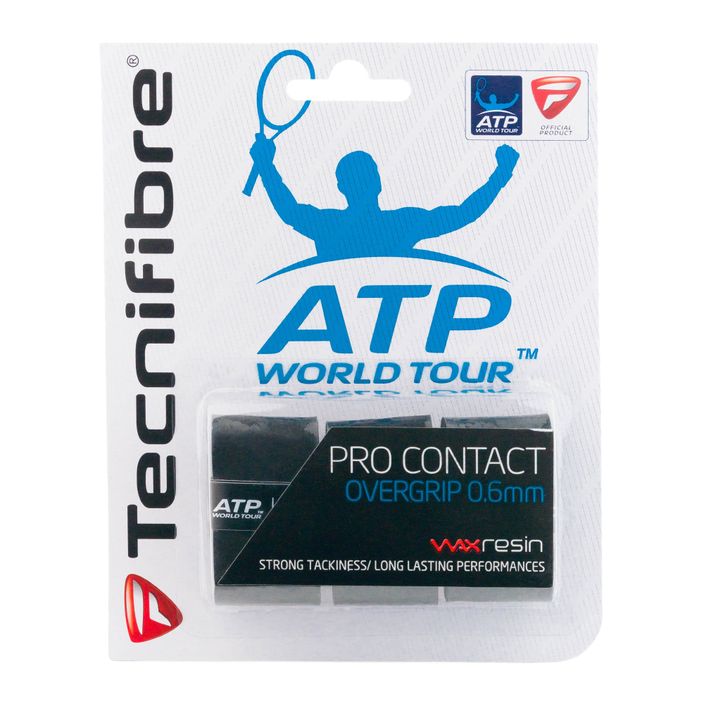 Tecnifibre Contact Pro tennis racket wraps 3 pcs black 52ATPCONBK 2