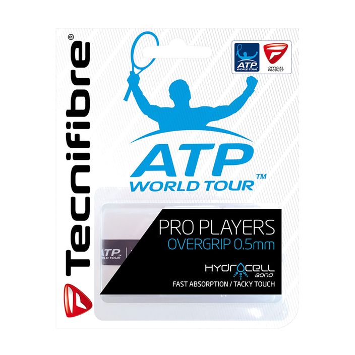 Tecnifibre Contact Pro tennis racket wraps 3 pcs white 52ATPCONWH 2
