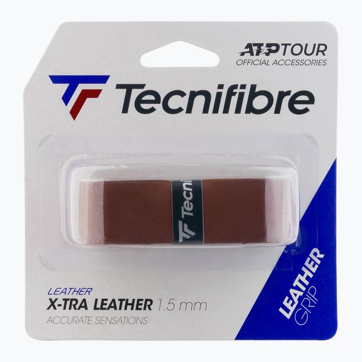 Tecnifibre Leather brown tennis racquet wrap 51ATPLEATH