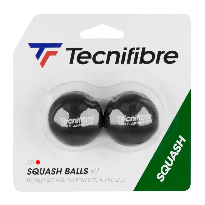 Tecnifibre squash balls sq Balls Red 2 pcs black 54BASQURED