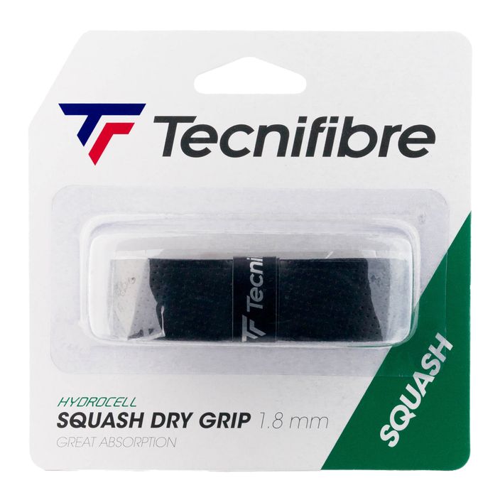 Tecnifibre Square Dry Grip squash racquet wrap black 51SQGRIPBK 2