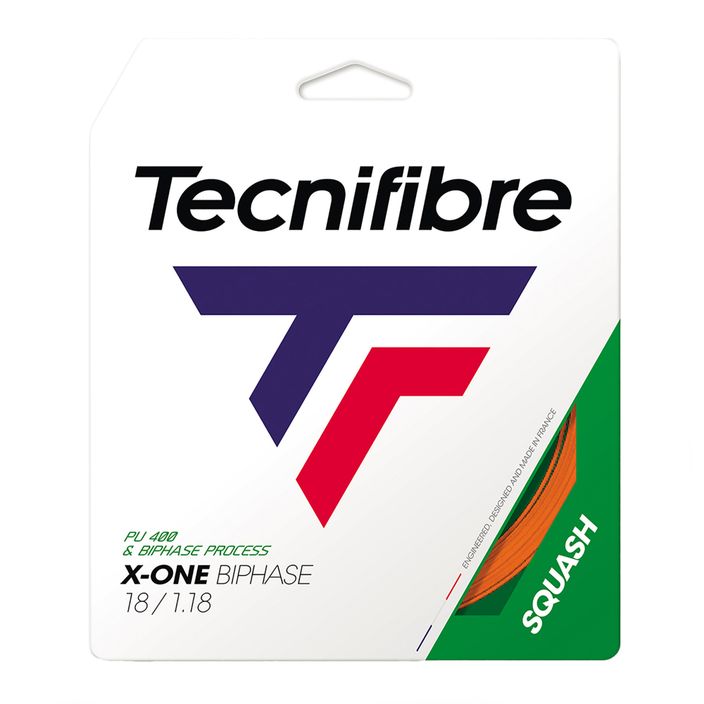 Tecnifibre X-One Biphase squash string 10 m orange 2