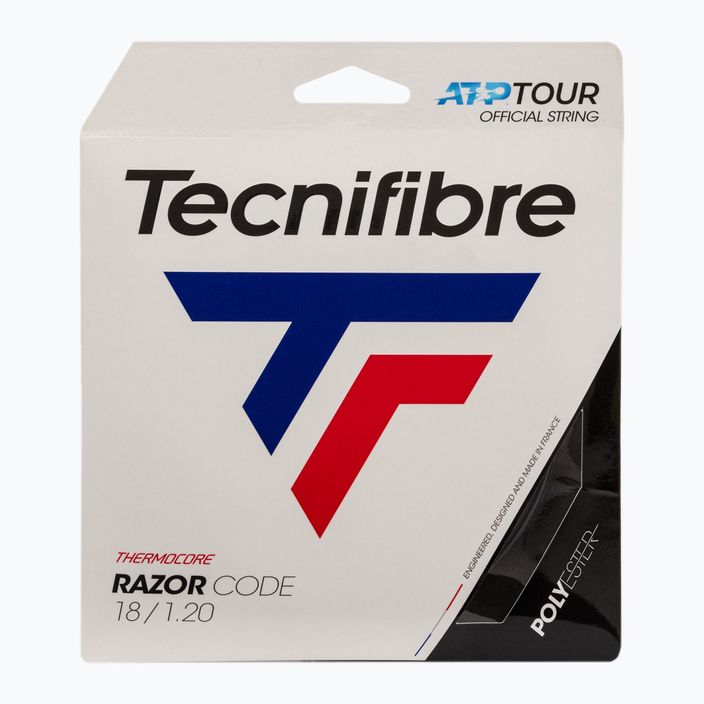Tennis string Tecnifibre Razor Code 12 m black 04GRA120XC