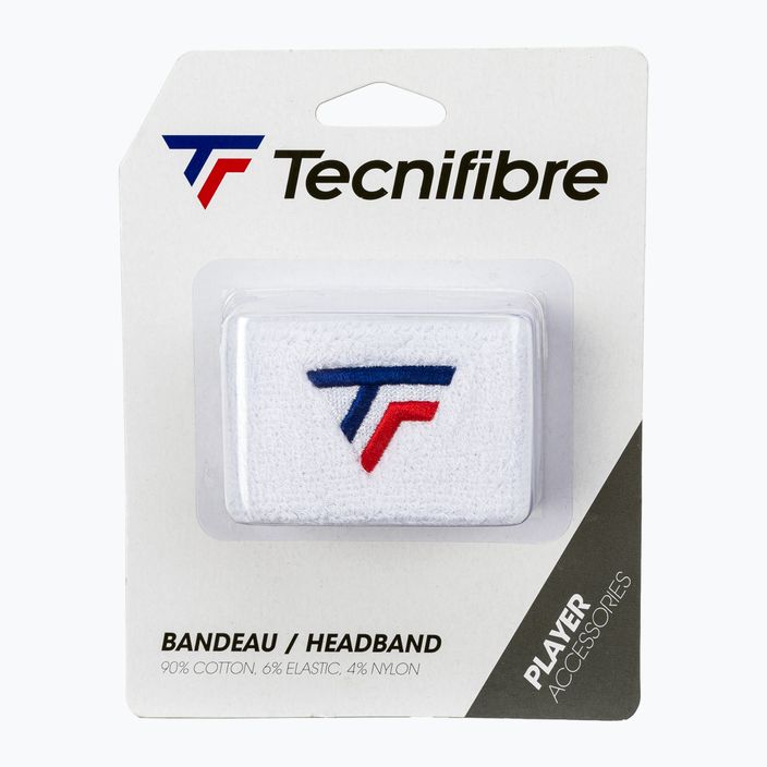 Tecnifibre headband white 54HEAD