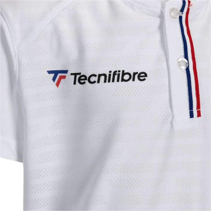 Tecnifibre children's tennis shirt Polo white 22F3VE F3 3