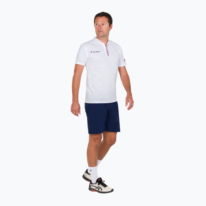 Men's tennis shirt Tecnifibre Polo white 22F3VE F3 3