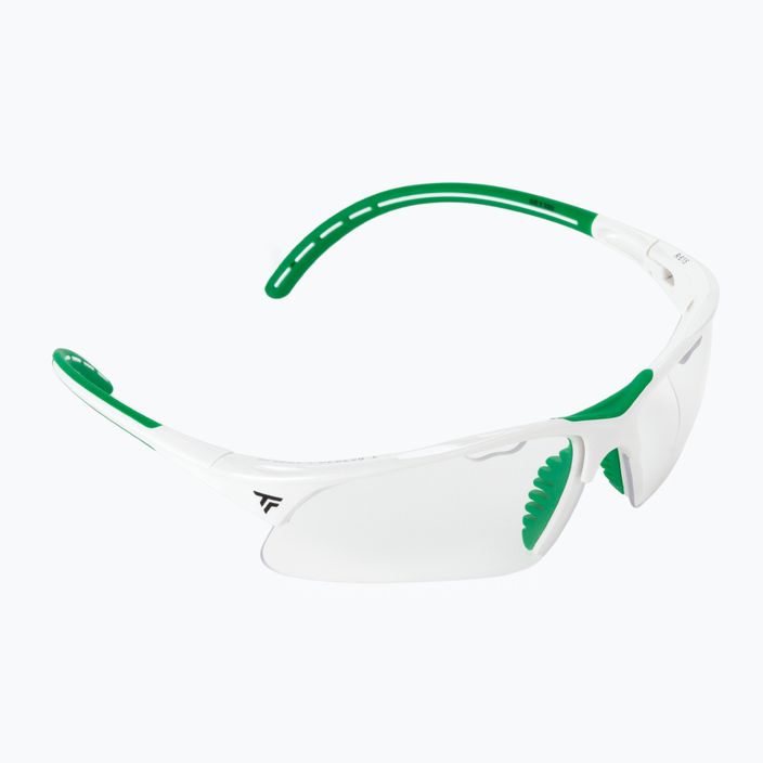 Tecnifibre squash goggles white/green 54SQGLWH21