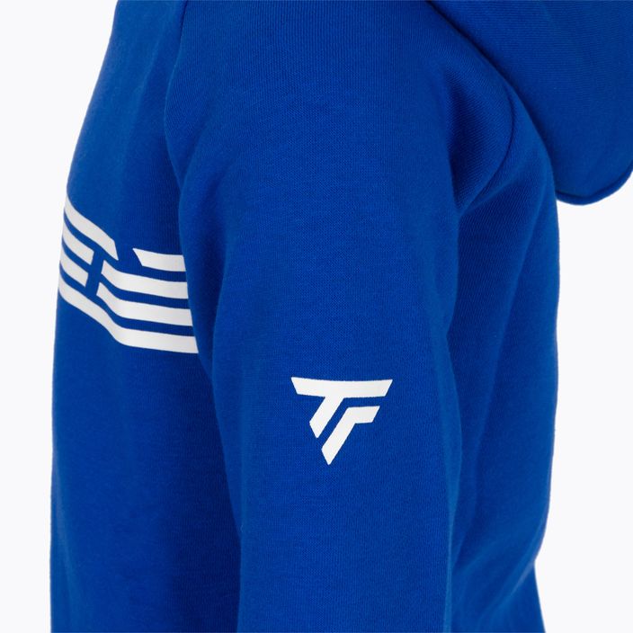 Children's tennis sweatshirt Tecnifibre Fleece Hoodie blue 21LAHORO0B 5