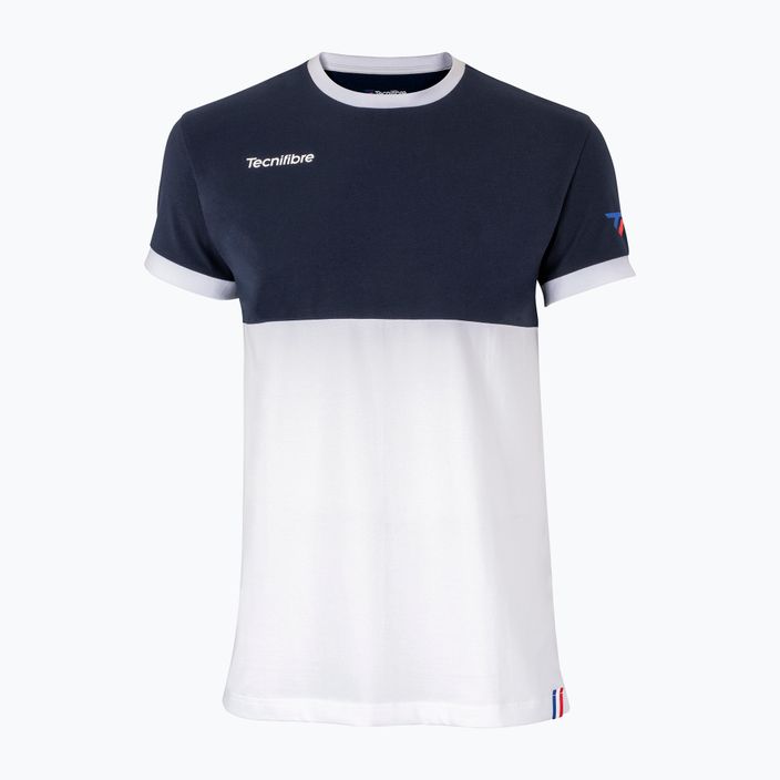 Tecnifibre F1 Stretch men's tennis shirt navy blue and white 22F1ST