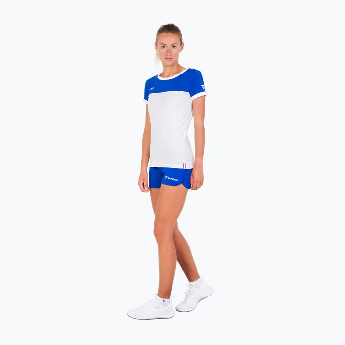 Women's tennis shirt Tecnifibre Stretch white 22LAF1 F1 3