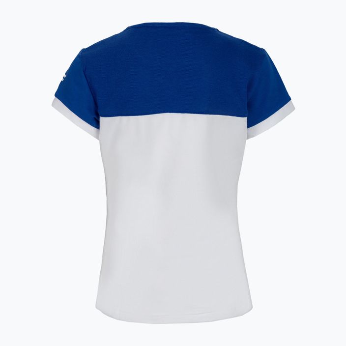 Tecnifibre Stretch white and blue children's tennis shirt 22LAF1 F1 2