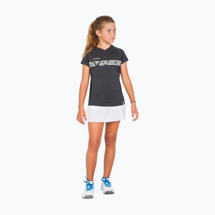 Tecnifibre children's tennis shirt Airmesh black 22LAF2 F2 8