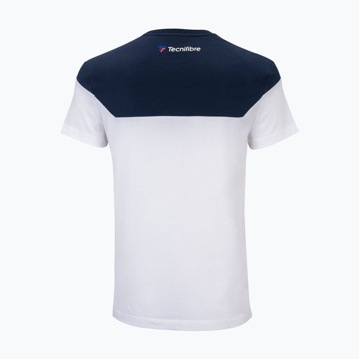 Men's Tecnifibre Training tennis shirt white 22TRAITEE 2