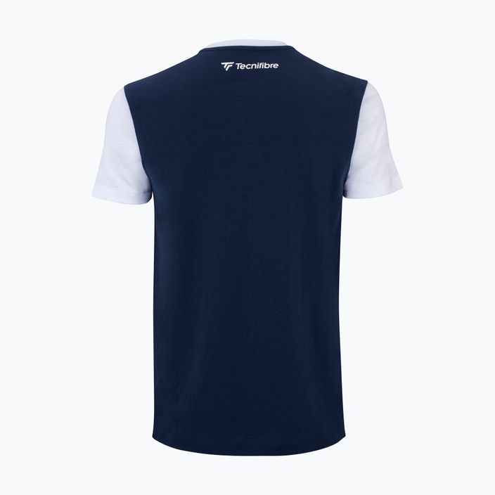 Tecnifibre Club men's tennis shirt navy blue 22CLUBTEE 2