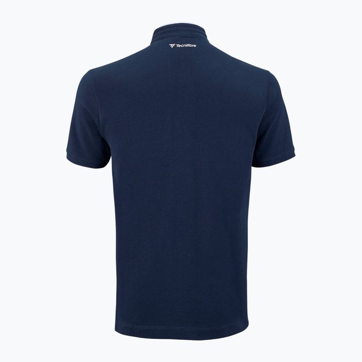 Men's tennis shirt Tecnifibre Polo Pique navy blue 25POPIQ224 3