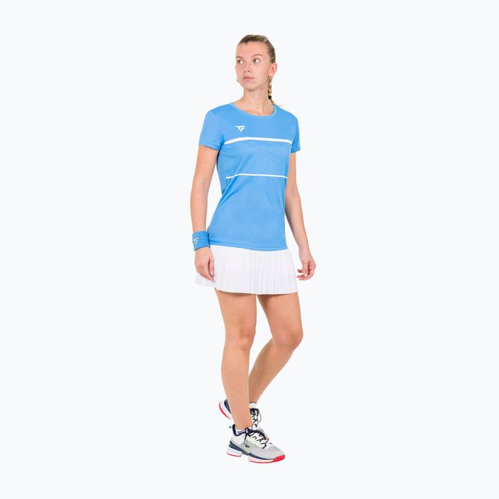 Women's tennis shirt Tecnifibre Team Tech Tee Azur