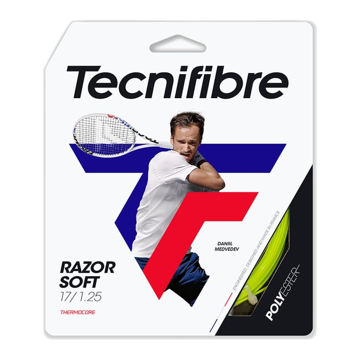 Tecnifibre Razor Soft anthracite tennis string 2