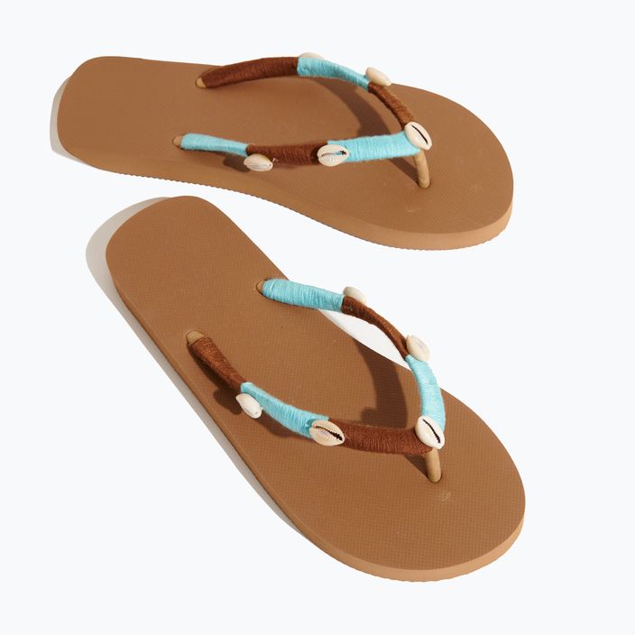 Women's Banana Moon Nilulu Seaside cafe flip flops 8