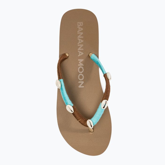 Women's Banana Moon Nilulu Seaside cafe flip flops 5