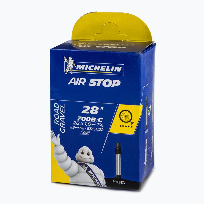 Michelin Air Stop Gal-Fv 40mm bicycle inner tube 317049 black 00082280 2