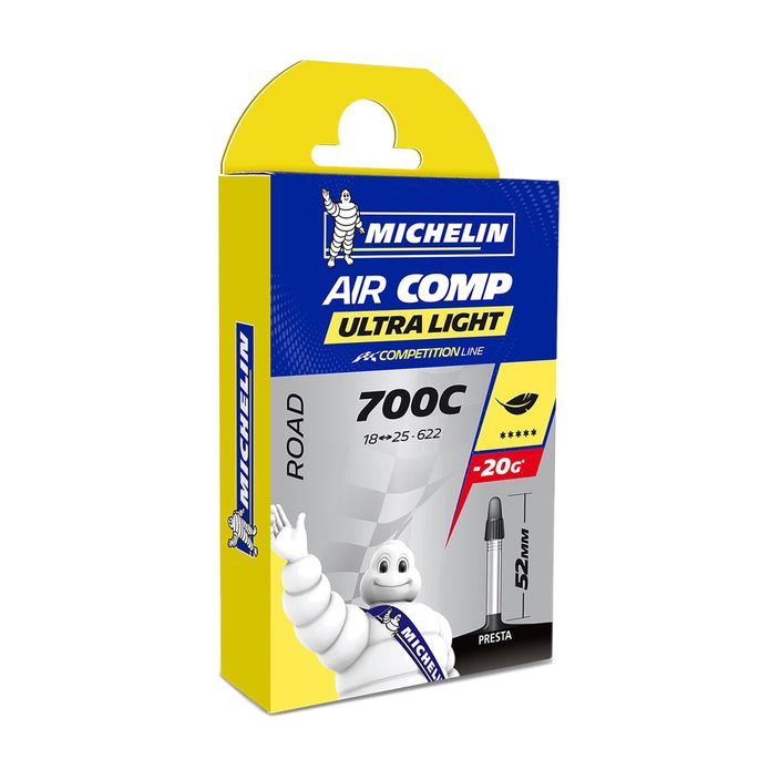 Michelin Air Comp Ultralight Gal-FV bicycle inner tube 422204 black 00082266 2