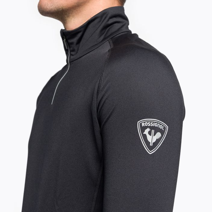 Men's thermal sweatshirt Rossignol Classique 1/2 Zip black 5