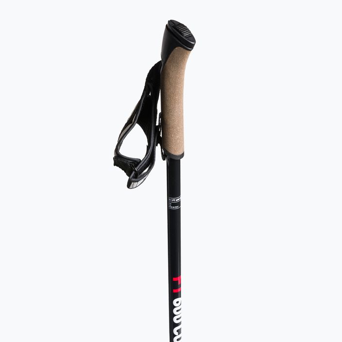 Cross-country ski poles Rossignol FT-600 Cork black/white 3