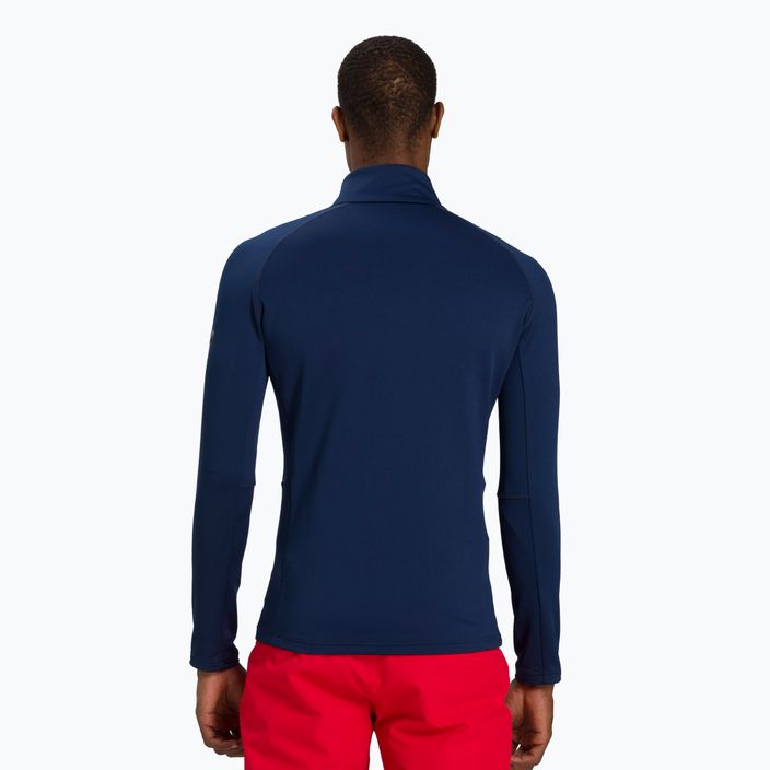 Men's thermal sweatshirt Rossignol Classique 1/2 Zip navy 2