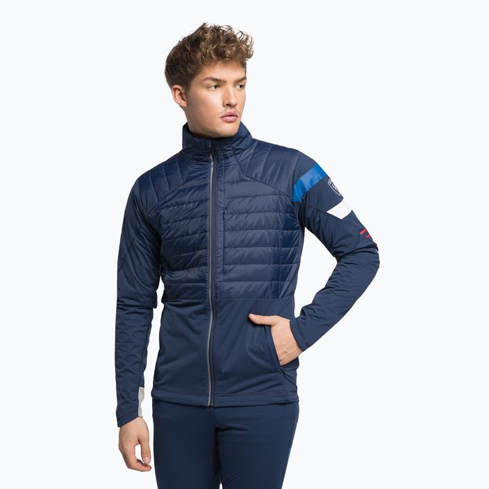 Men's cross-country ski jacket Rossignol Poursuite Warm navy