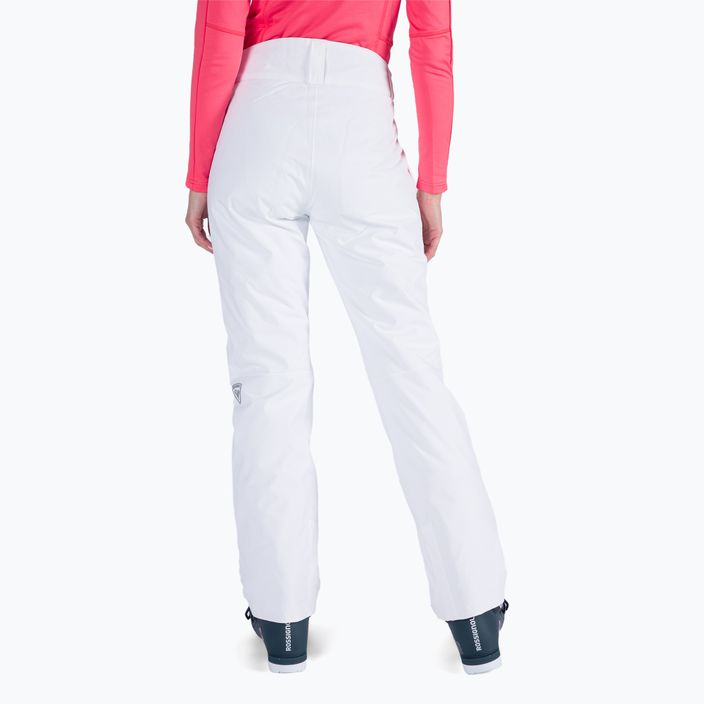 Women's ski trousers Rossignol Rapide white 3