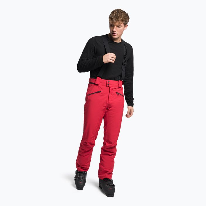 Men's ski trousers Rossignol Classique red