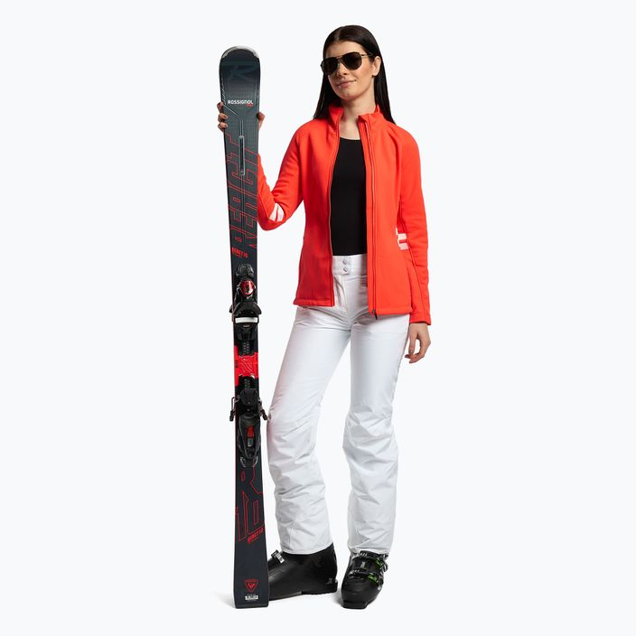 Women's ski trousers Rossignol Classique white 2