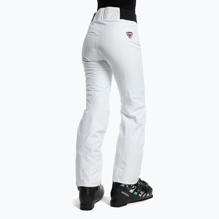 Women's ski trousers Rossignol Classique white 3