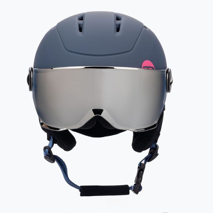 Children's ski helmets Rossignol Whoopee Visor Impacts blue/pink/orange/silver 2
