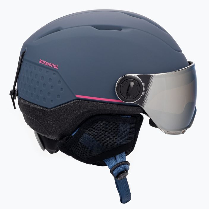 Children's ski helmets Rossignol Whoopee Visor Impacts blue/pink/orange/silver 4