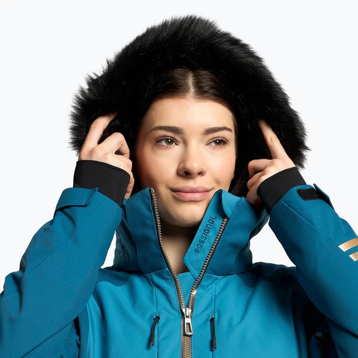 Women's ski jacket Rossignol W Ski duck blue 4
